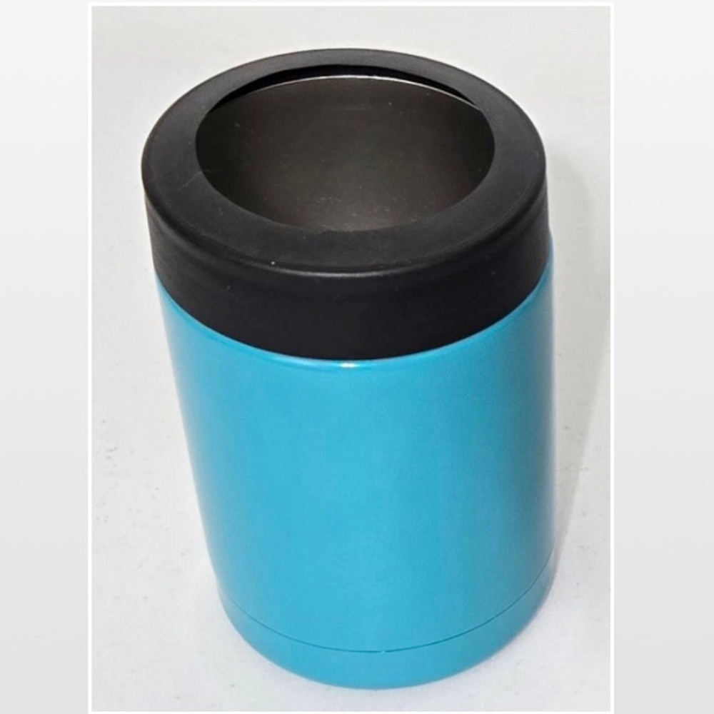 New Cantini Drink Koozie 12oz Cooler Blue Black Home Entertaining NWT